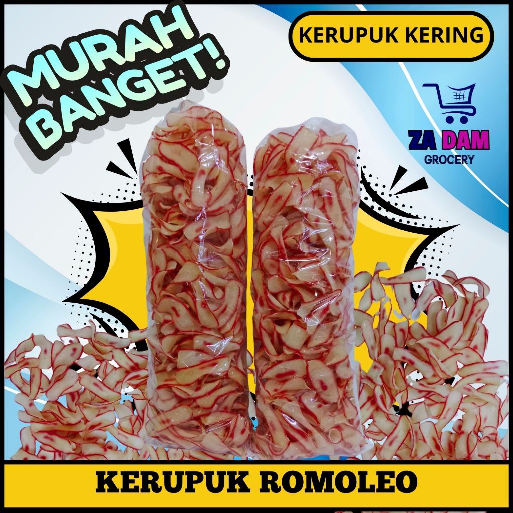 

KERUPUK KROMOLEO / krupuk kering / kerupuk singkong/ sawi/ ketela murah/ kerupuk murah