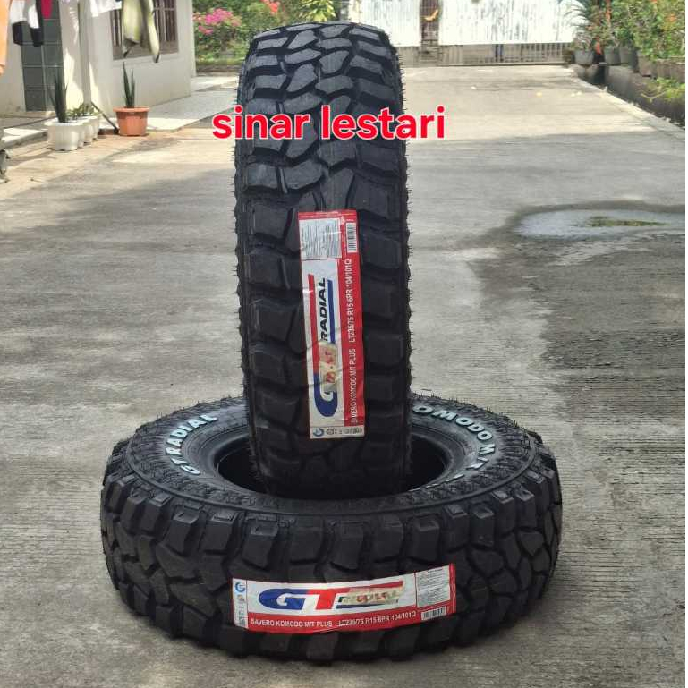 Ban GT RADIAL 235 75 R15 104/101Q savero komodo mt plus cocok untuk Isuzu ELP, Blazer,Hilux Dan Lain