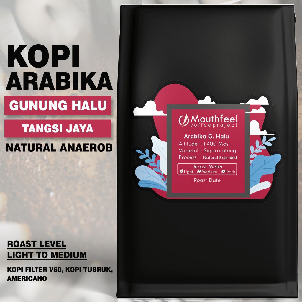 

kopi Arabika Gunung Halu Natural Proses 200gr
