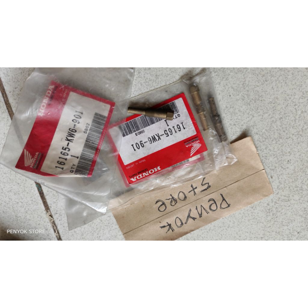 nozel holder needle nedle jet karbu karbulator karburator nsr 150 pe 28 original japan 16165-KW6-901