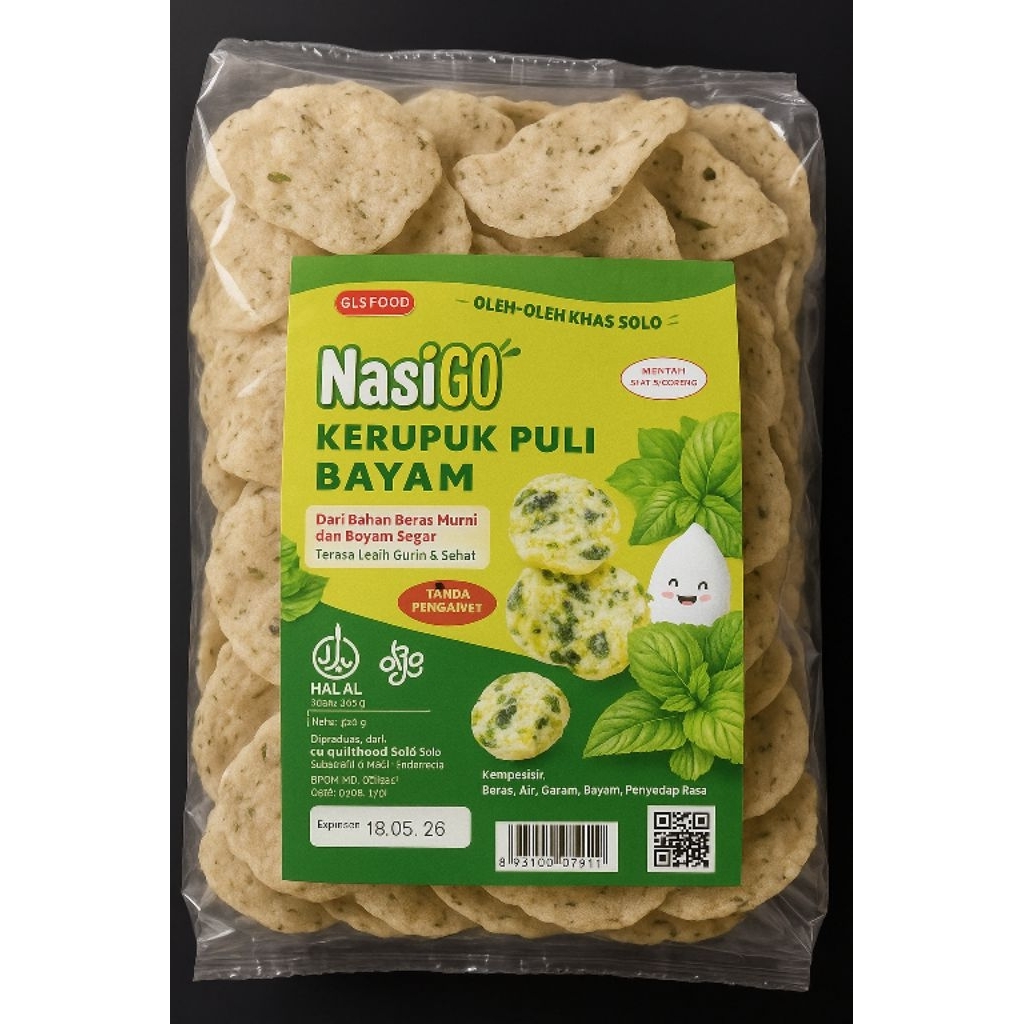 

Nasigo Karak Bayam 500 gram