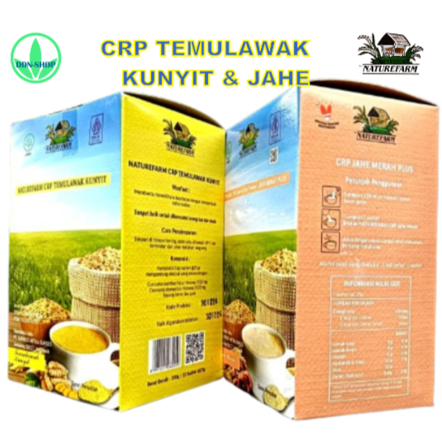

CRP Bekatul Beras Merah Dengan JAHE dan TEMULAWAK KUNYIT 300 gram 12 Sachet X 25 GRA