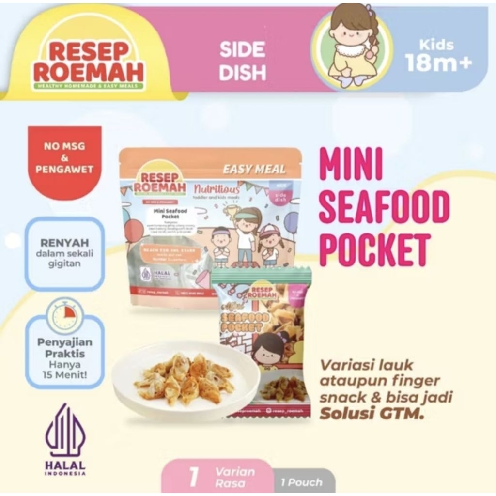 

RESEP ROEMAH | RESEP ROEMAH MINI SEAFOOD POCKET | FROZEN FOOD MURAH | MINI SEAFOOD
