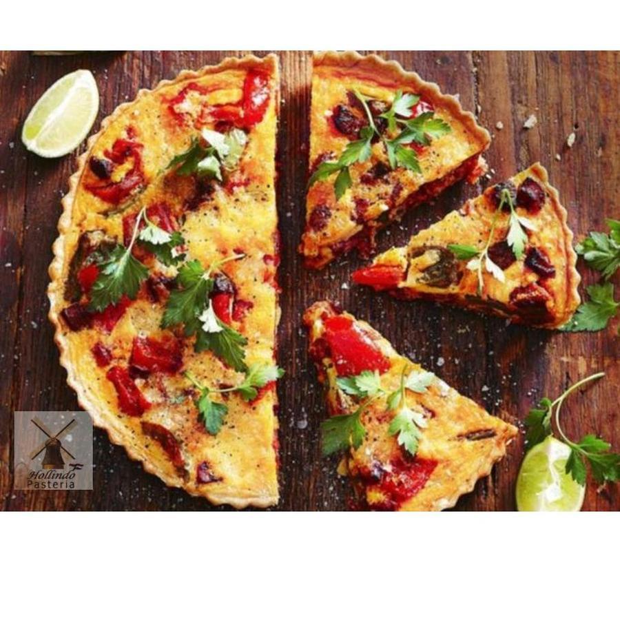 

Mexican Jalapeno Spinach and Sausage Quiche with 5 sizes to choose from