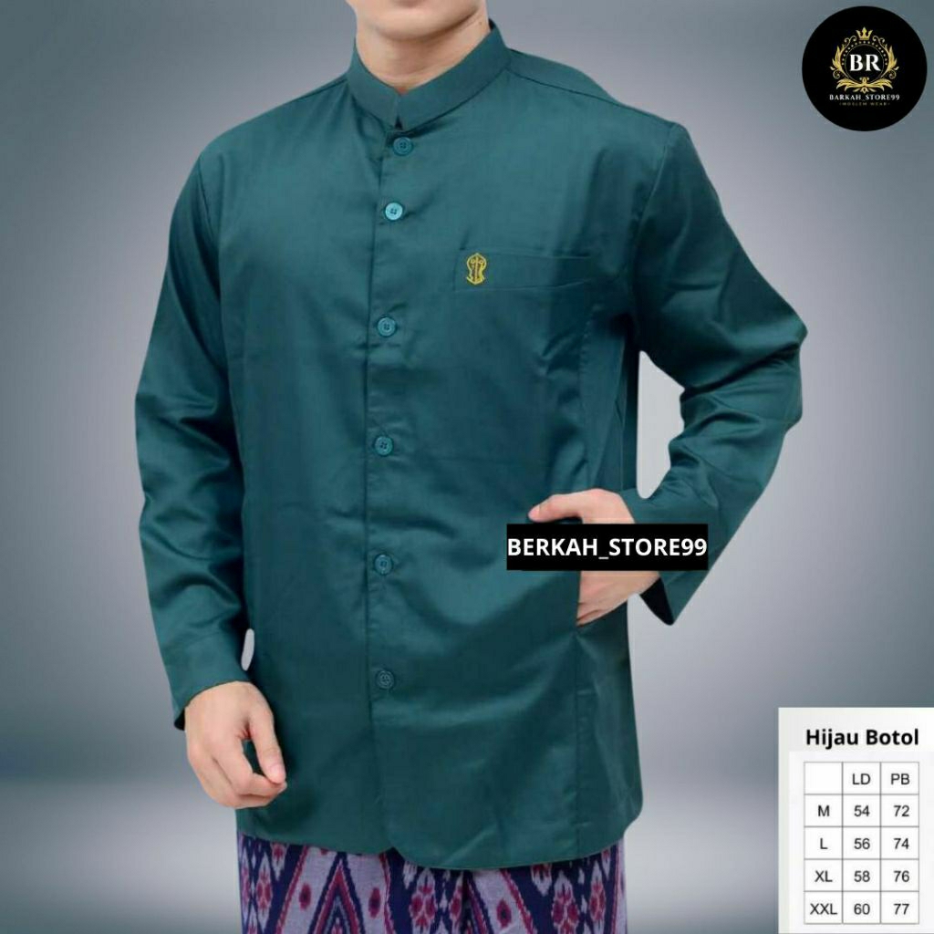 Premium Baju Koko Haibah Model Ammu Original Premium Semi Jas Model Trompah Exclusive Premium Bahan