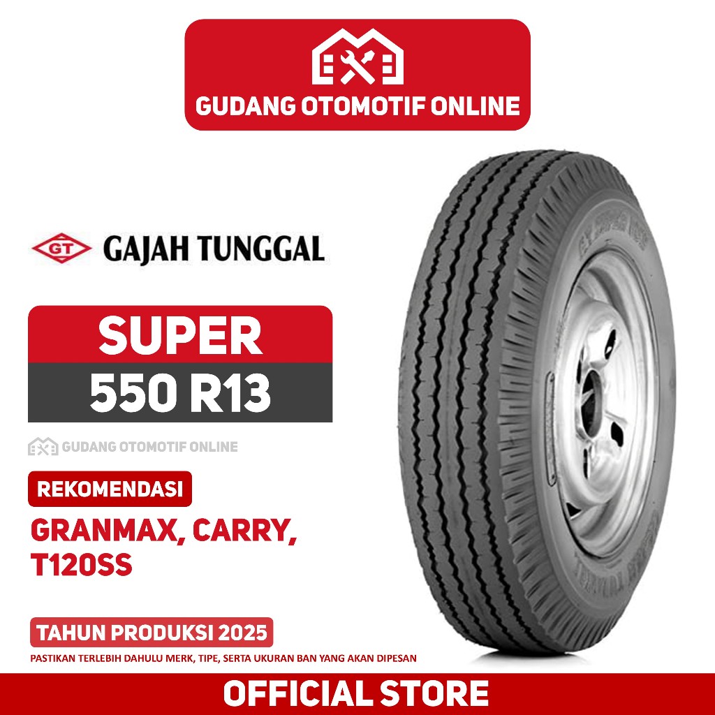 Ban Gajah Tunggal GT Super 550 R13 Ban Granmax Carry T120SS