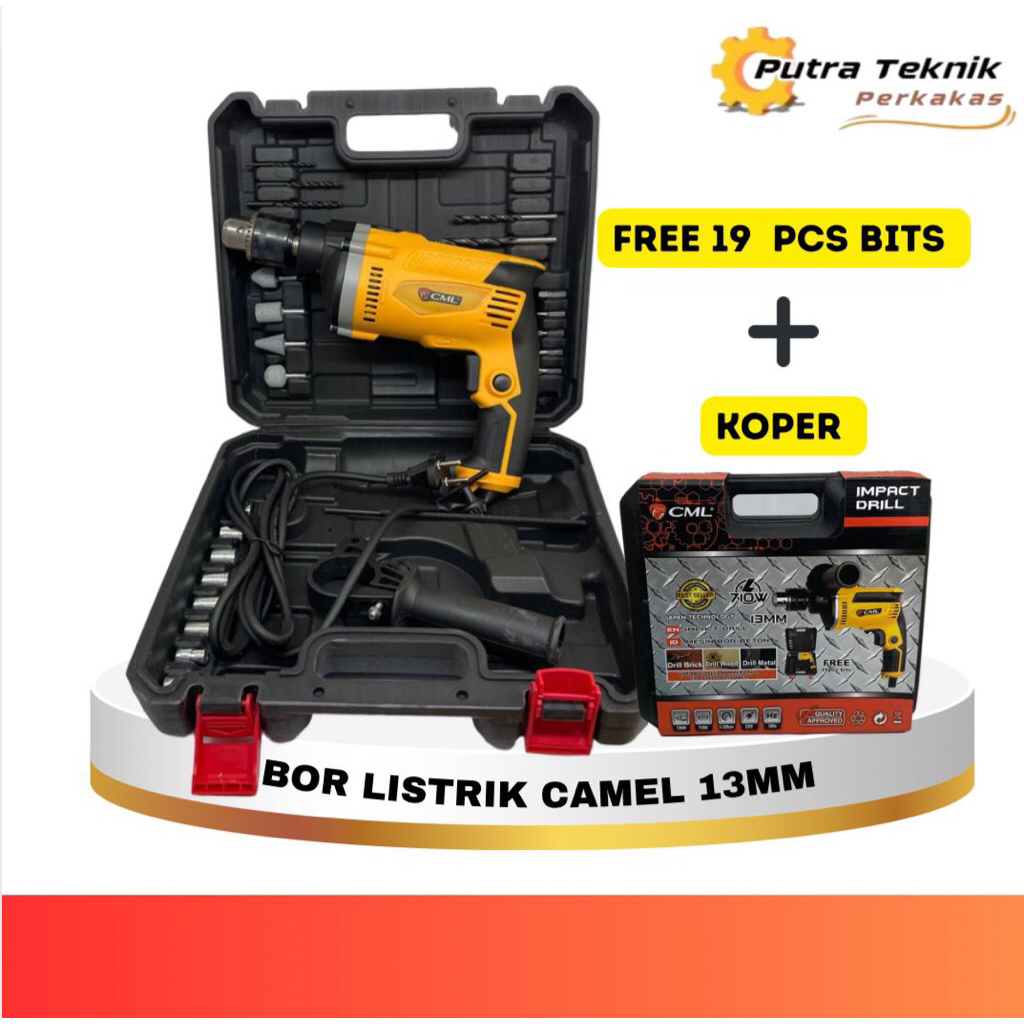 BOR LISTRIK CAMEL 13MM SET + KOPER (122400015)
