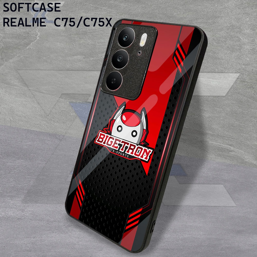 [TB44]Softcase Kilau untuk REALME C75 / C75X Case Mika Silikon Silicon Pelindung Hp Case Kaca Kilau.