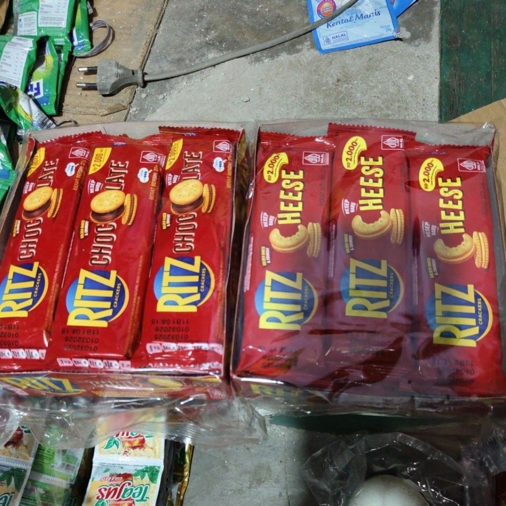 

RITZ CHEESE & CHOCOLATE CRACKERS|ISI 12PC @ 27g