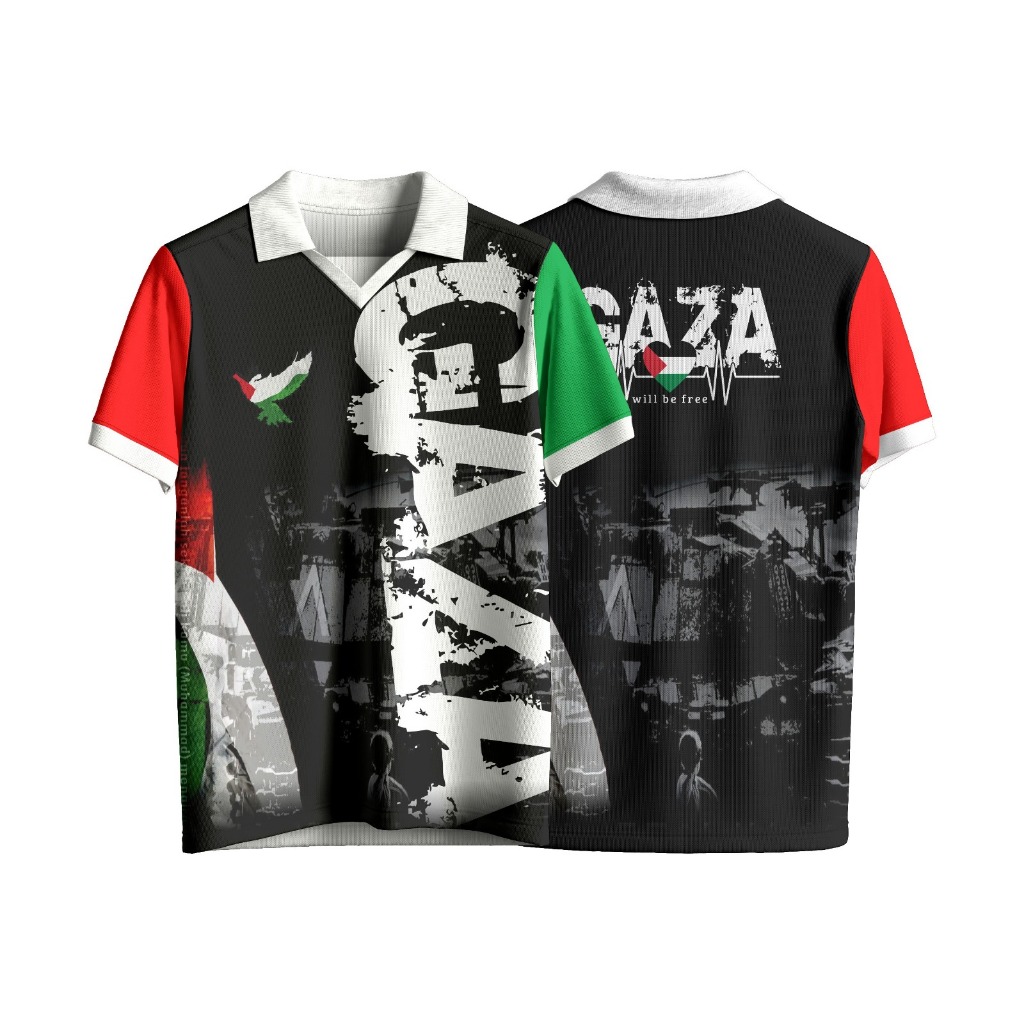 Jersey Palestina / Jersey Kemerdekaan / Jersey Olahraga / Jersey Bola / Jersey Outdoor / Jersey Casu