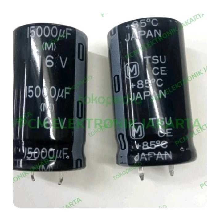 RG6163 elco elko 15000 uf 15000uf 16v 16volt 16 volt jepang matshusita by PCM LTC GLODOK