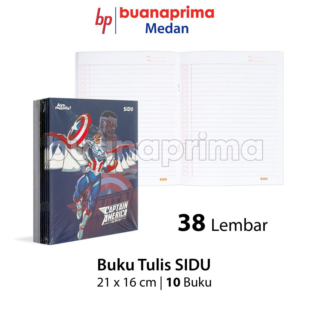 

Buku Tulis PENDEK SIDU 38 Lembar isi 10 Buku Notebook Kwarto A5 Sekolah Menulis Sinar Dunia Kwarto