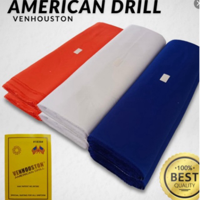 Kain Meteran Bahan American Drill Venhouston