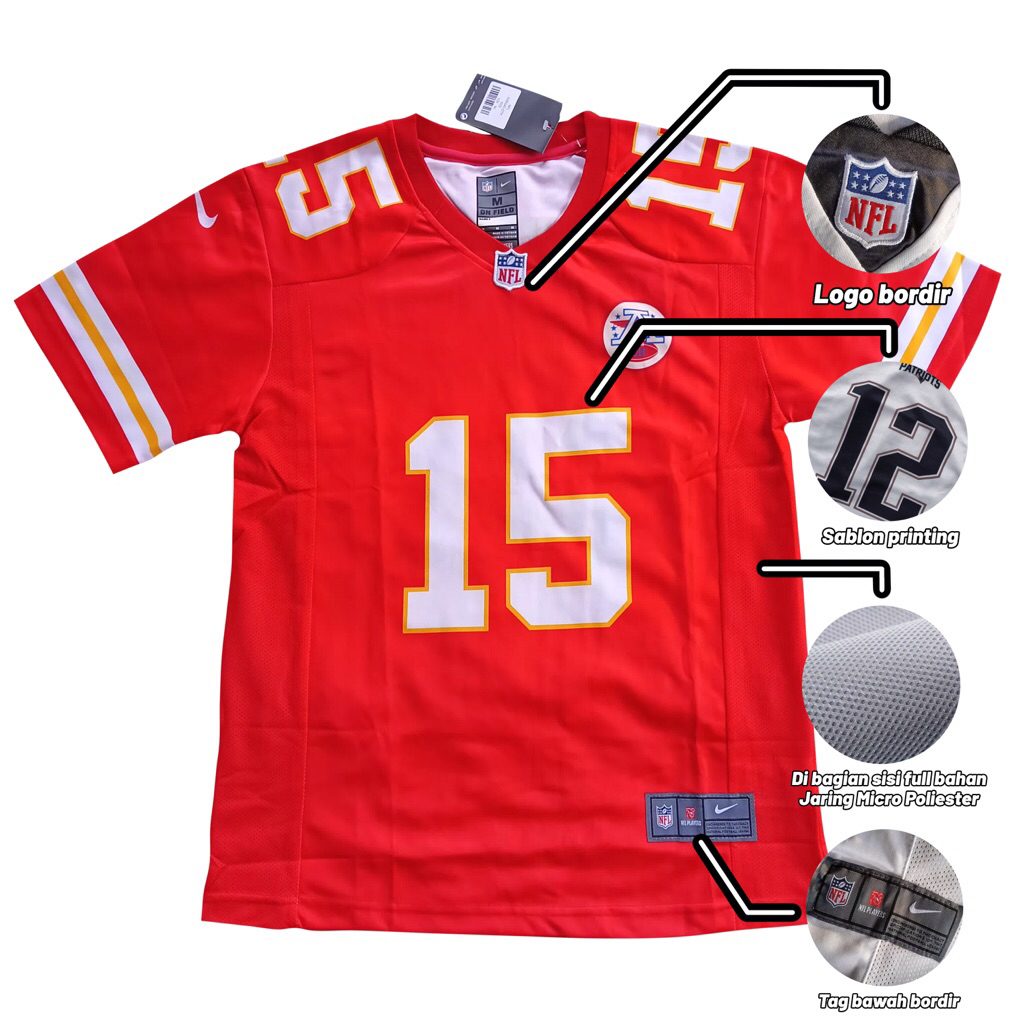 jersey NFL kansas city chiefs patrick mahomes