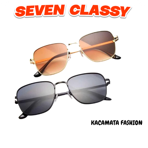 SC - KACAMATA FASHION WANITA&PRIA KM175 KACAMATA HITAM SUNGLASS IMPORT