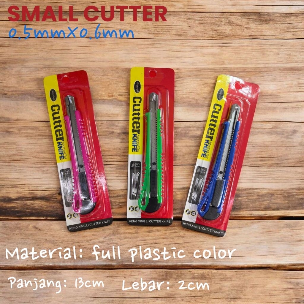 

CUTTER KECIL PLASTIK WARNA MURAH 7240B