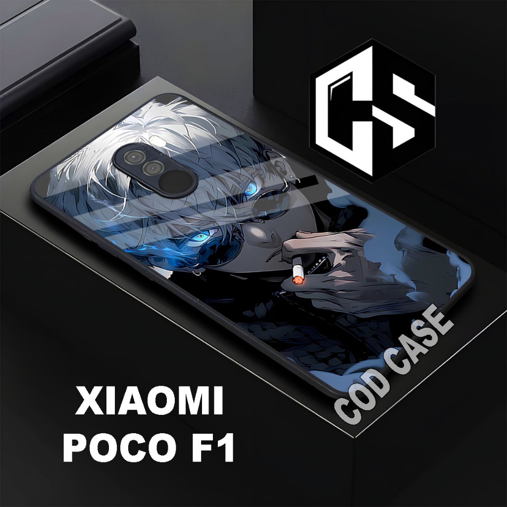 (COD 99)Softcase Glossy POCO F1/case poco f1 glitter/casing poco f1 glitter/case poco f1