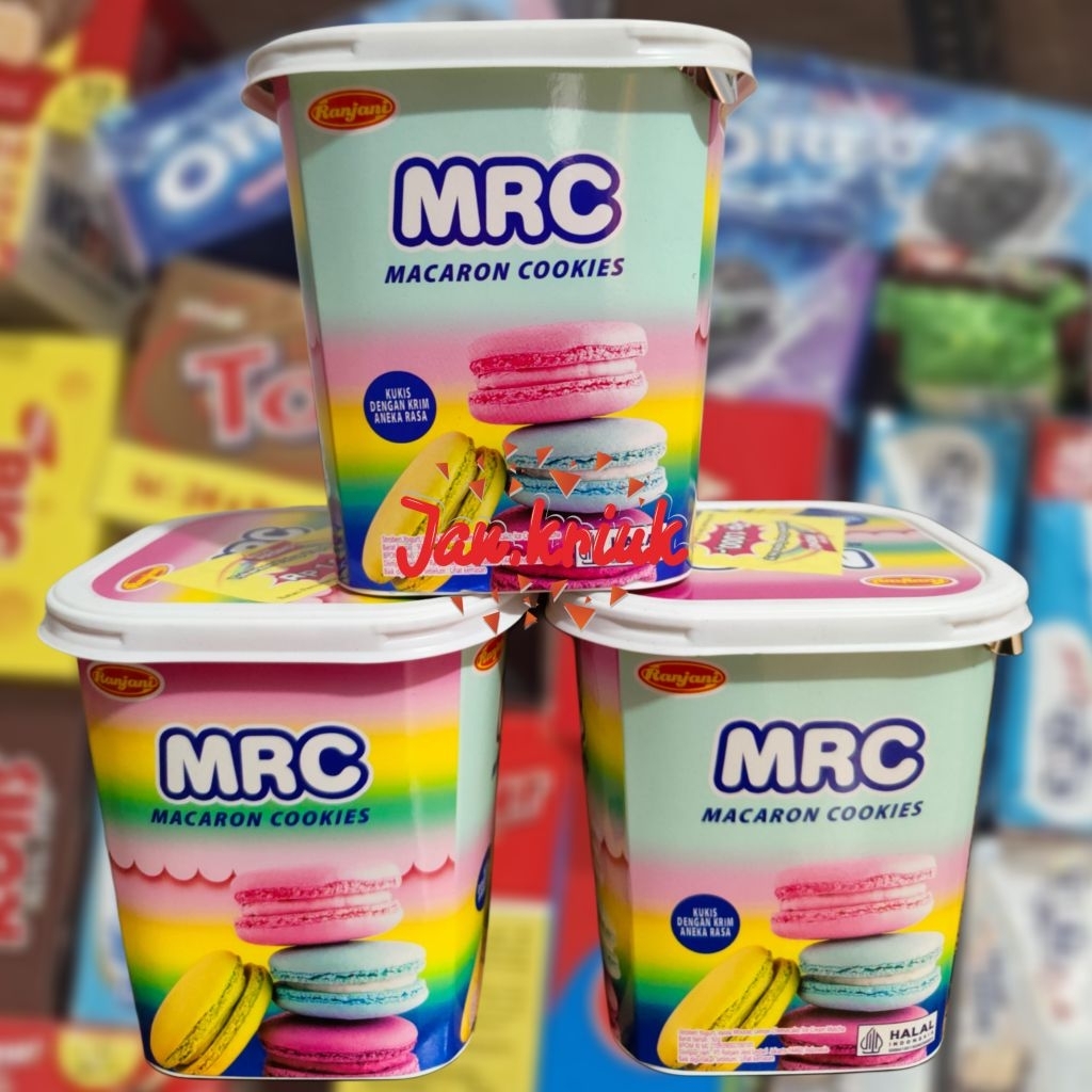 

Macaron MRC cookies mini aneka rasa isi 20
