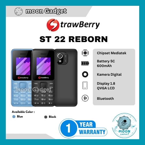 HP STRAWBERRY ST22 REBORN CANDYBAR (GARANSI RESMI STRAWBERRY)