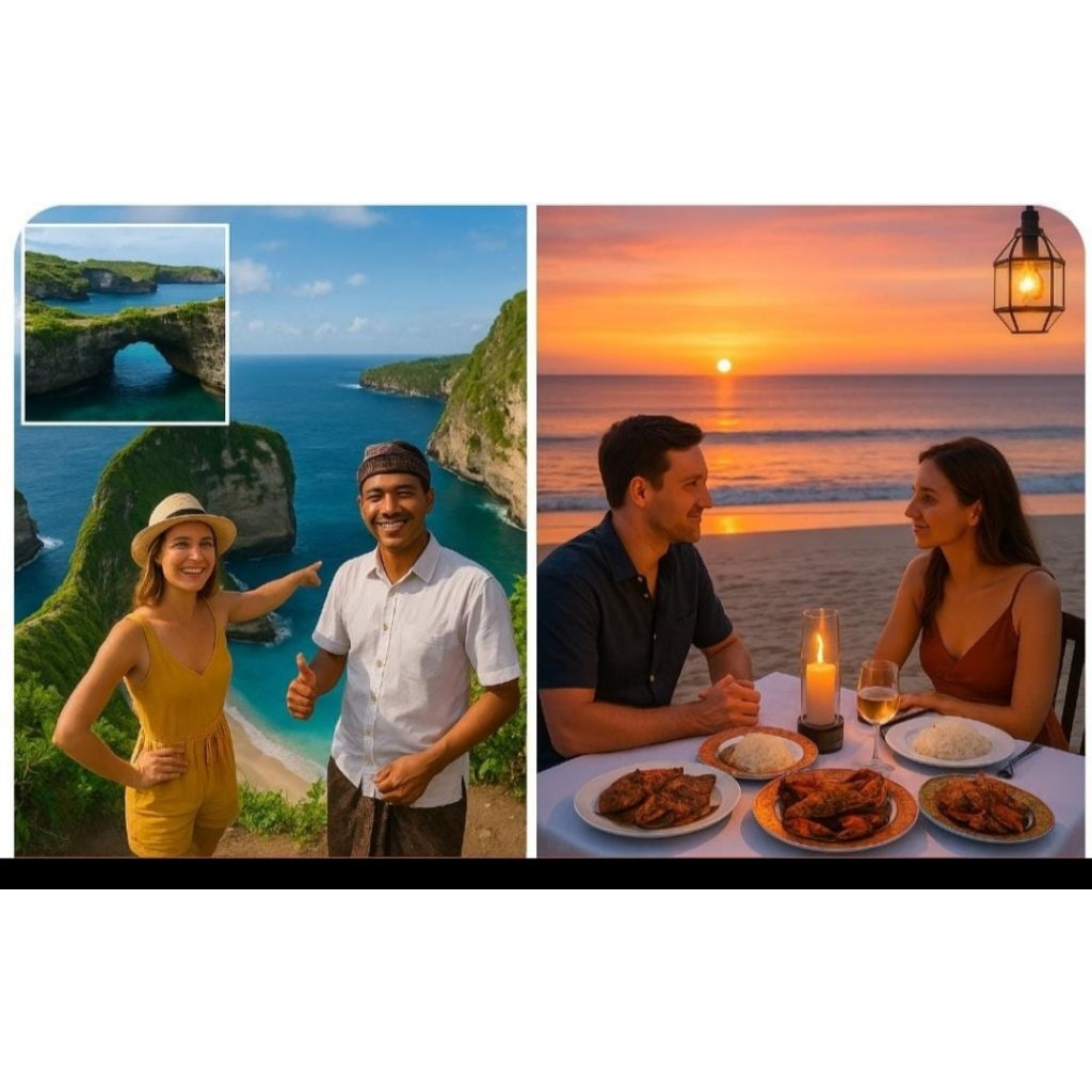Tour Nusa Penida + Dinner Jimbaran Beach