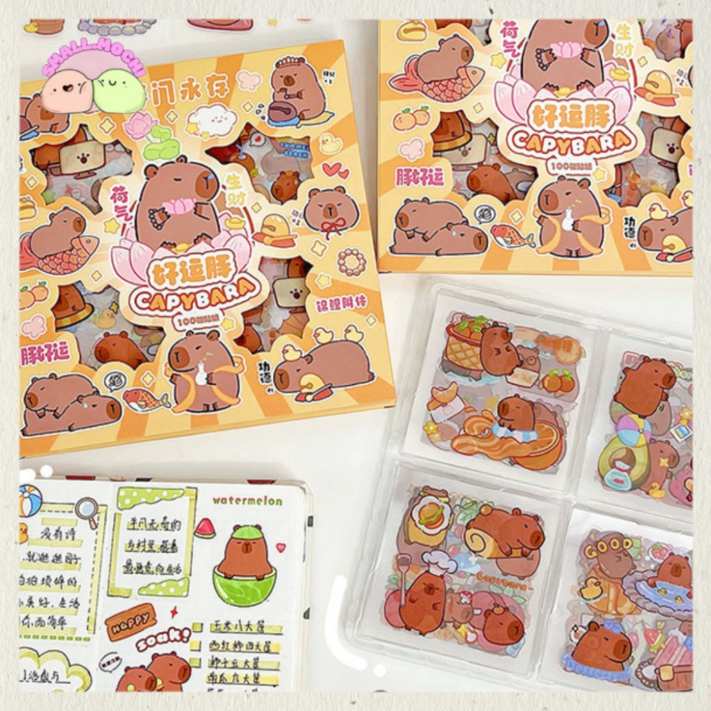 

1 Box Stiker Box 96 Lembar Waterproof Decor Notebook Laptop Casing Hp Botol Minum Best Seller