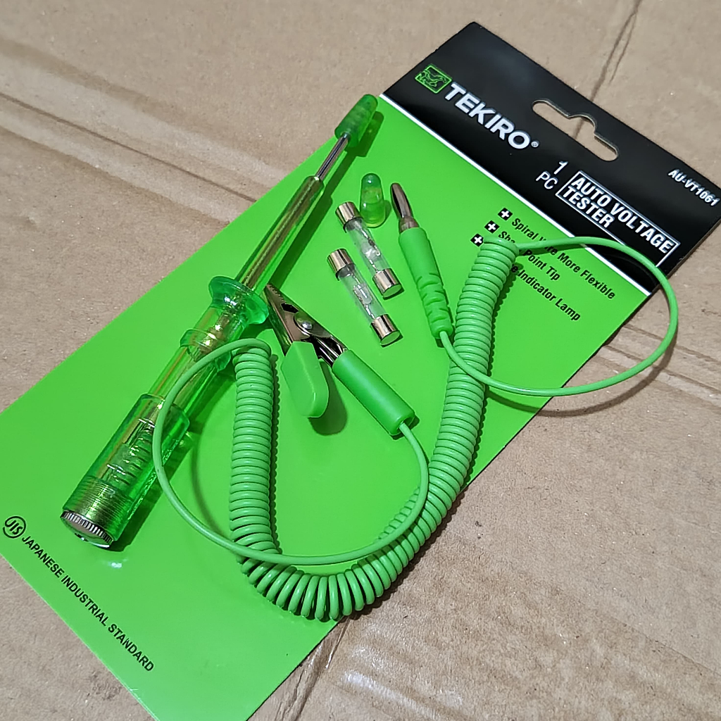 Obeng Tespen DC tekiro / Tekiro tespen aki 12v / Taspen listrik / Test pen