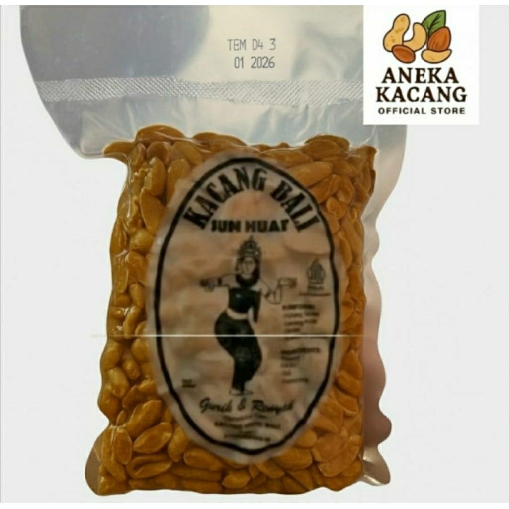 

Kacang Bali Sun Huat – Gurih & Renyah | Botol 150g & Plastik Vacuum 300g | HALAL & PIRT