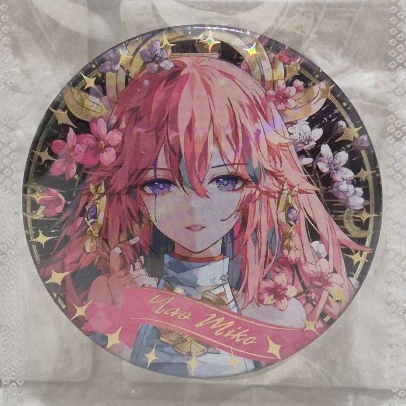 Tinplate Badge Pin Kaleng Genshin Impact Yae Miko