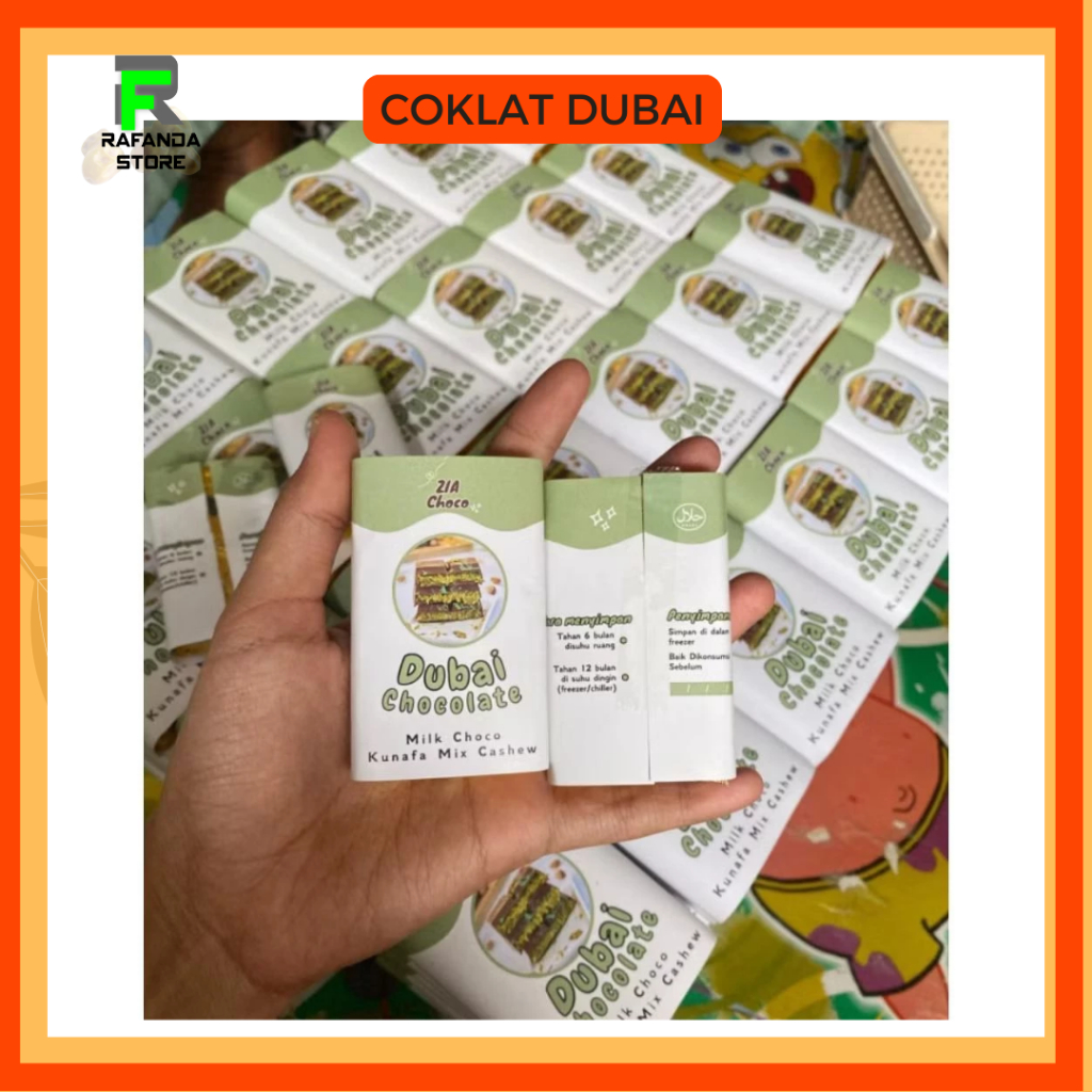 

Coklat Dubai Kunafa Mini Versi 33gr Cemilan Manis