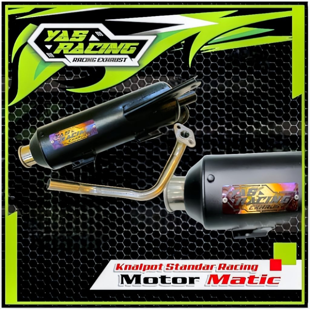 Knalpot standar racing moncong kenochi original by YAS Racing pnp Vario 125/150 beat karbu new delux