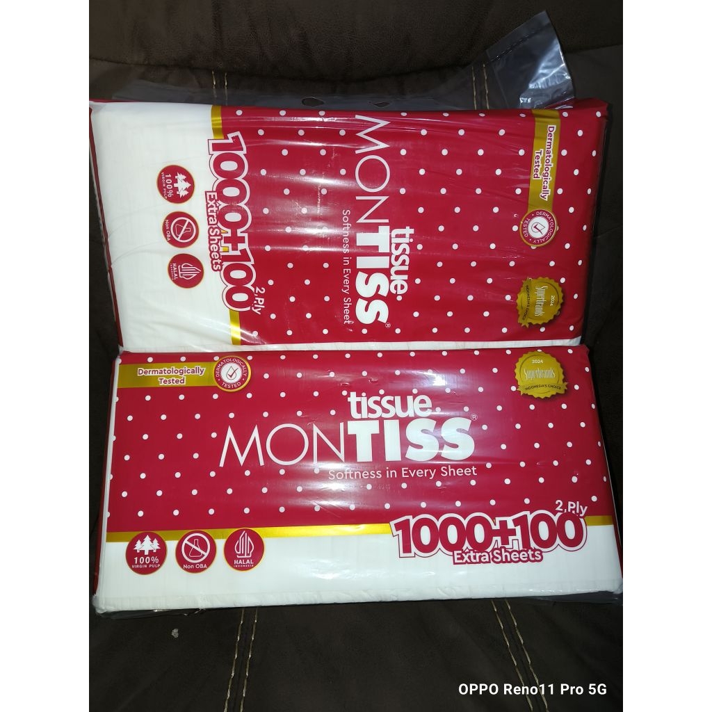 Tissue Montiss 1000sheets