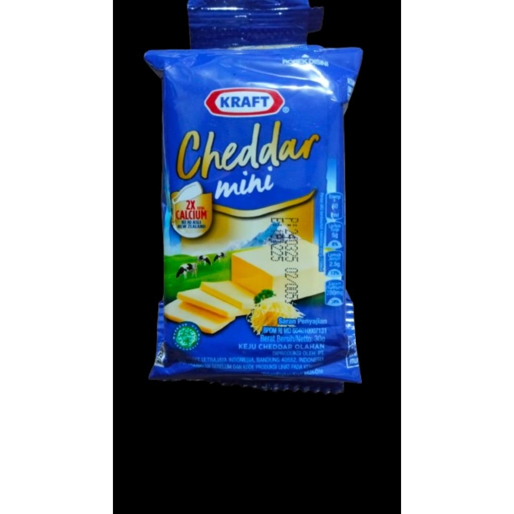 

Keju cheddar mini kraft 30 gr
