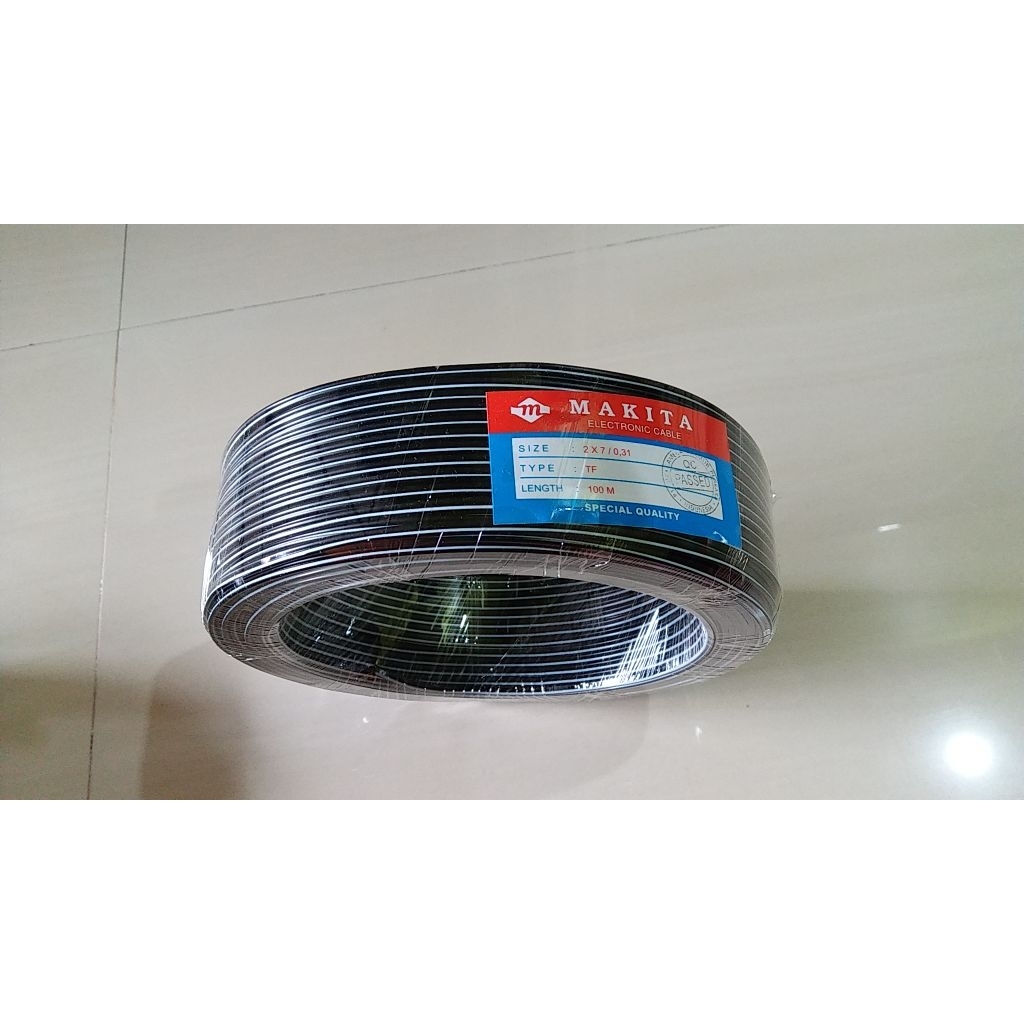 Kabel MAKITA Serabut 2x7 /0.31, Kabel Walet, Kabel Speaker Walet, Kabel Tweeter Walet