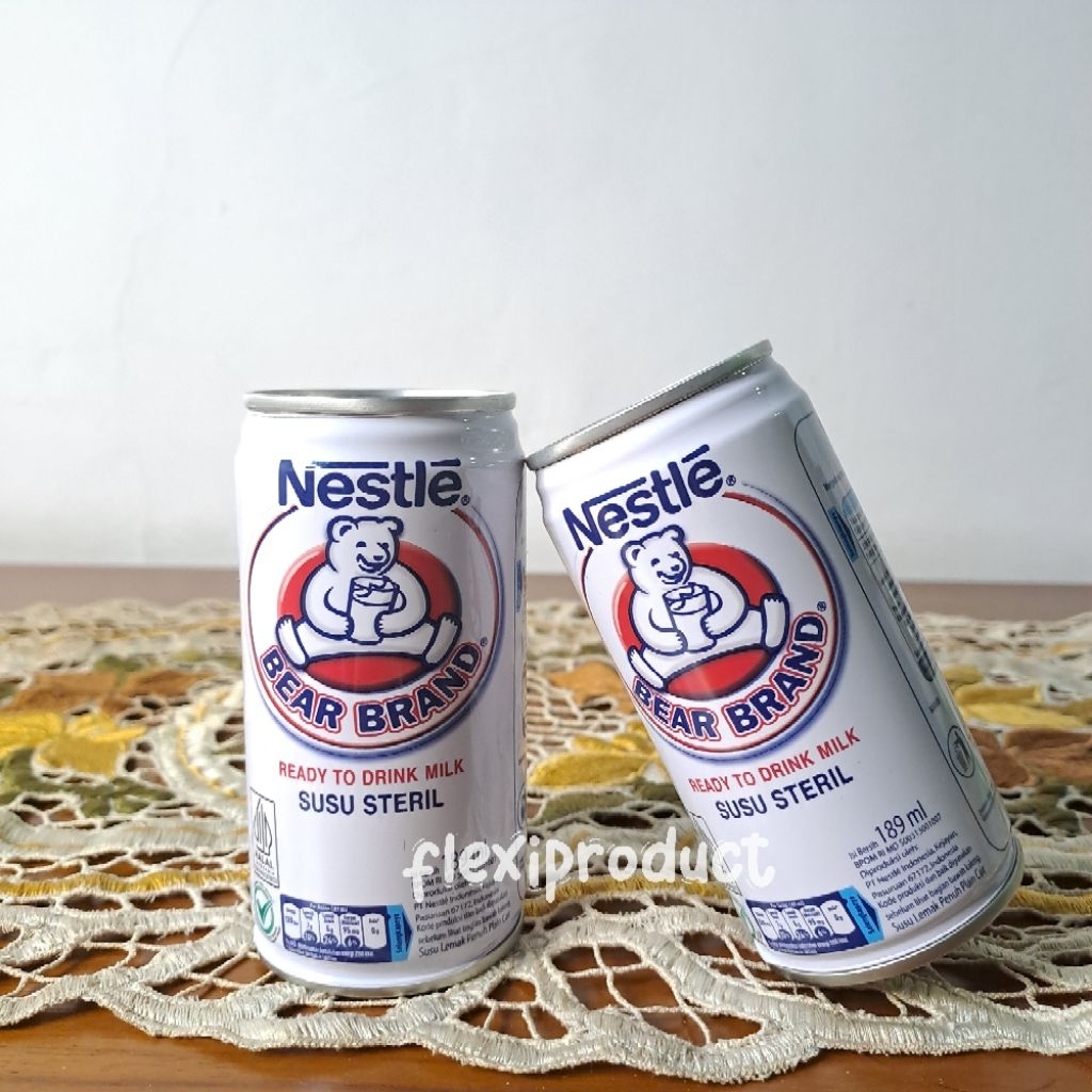 

[Bear Brand] Susu cair steril beruang 189ml