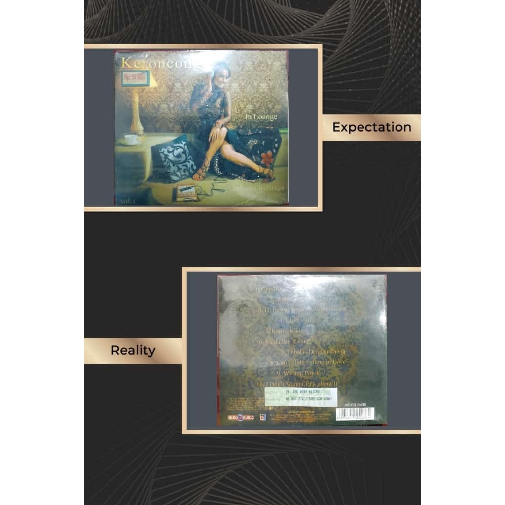 CD audio keroncong in lounge