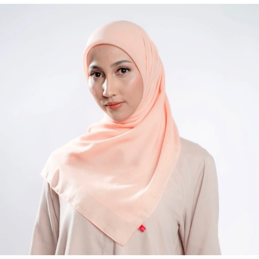 Zoya kayla scarf kerudung hijab peach