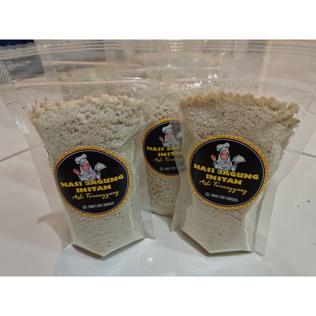 

TERLARIS Nasi Jagung Instan Asli Temanggung