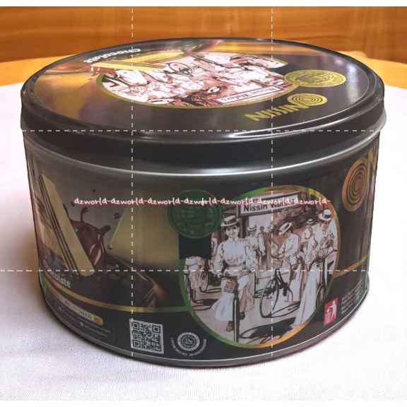 

Nissin Wafers Chocolate 200gr Wafer Cokelat Kaleng Nisin Wafer Coklat Kemasan Kaleng Waffer 200 gr