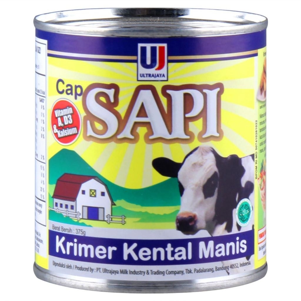 

Skm krimer ultra jaya cap sapi kaleng 375gram