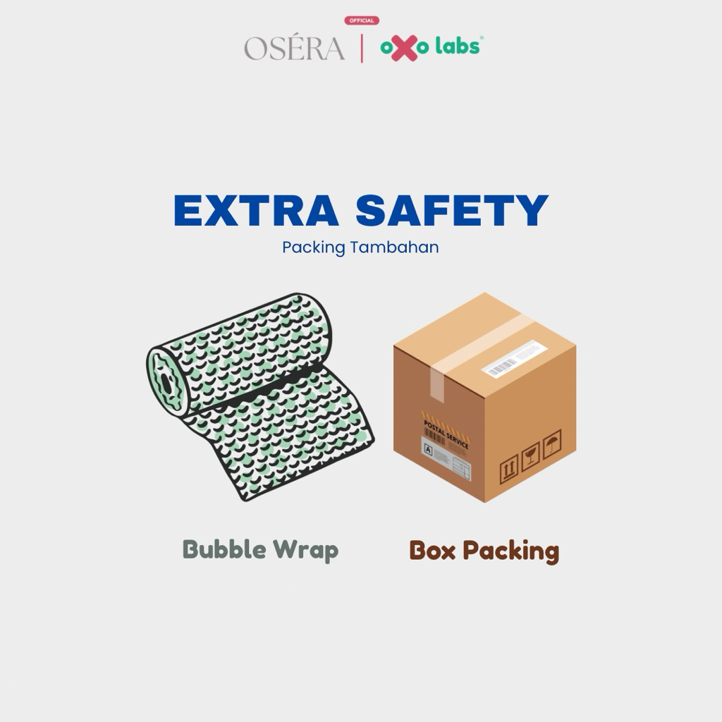 

Packing Tambahan DOUBLE Bubble wrap dan KARDUS