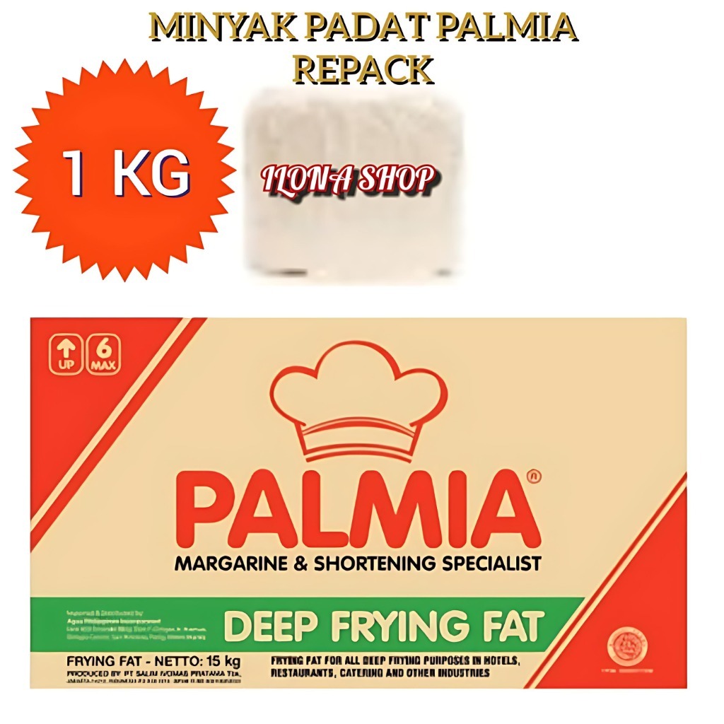 PALMIA MINYAK GORENG PADAT 1KG / MINYAK GORENG DONAT / MINYAK BEKU 1 KG