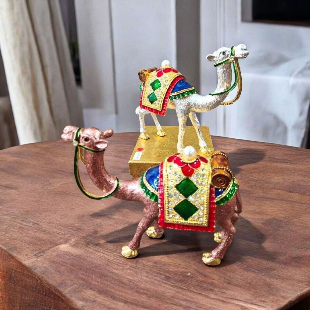 KD88 UNTA | Patung Unta Arab Estetik | Miniatur Unta Tempat Penyimpanan | Pajangan Dekorasi Rumah