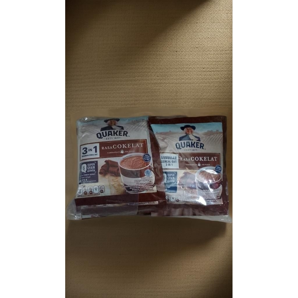 

QUAKER minuman sereal oat 3in1 isi 10 pcs @@