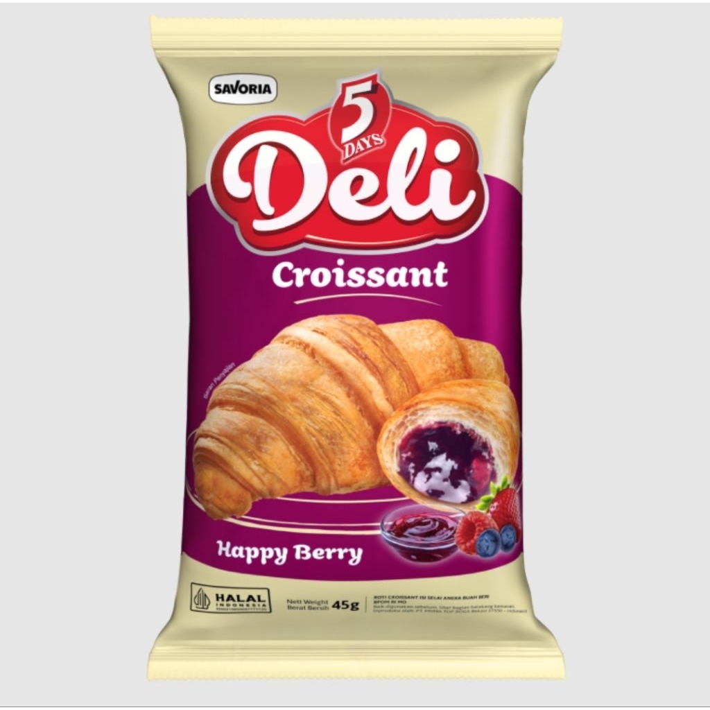 

5 Days Deli Croissant Happy Berry