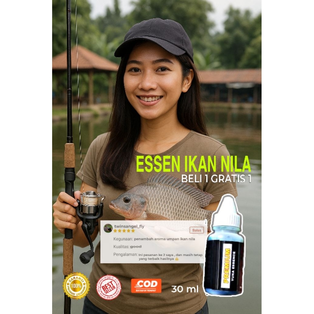 BELI 1 GRATIS 1 . Esen ikan nila media umpan lumut pelet dan cacing terlaris