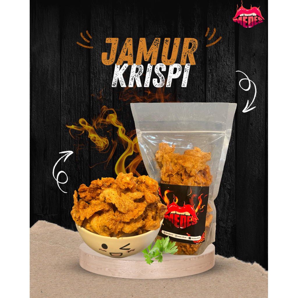 

MEDES Jamur Pedas Krispi 150gr