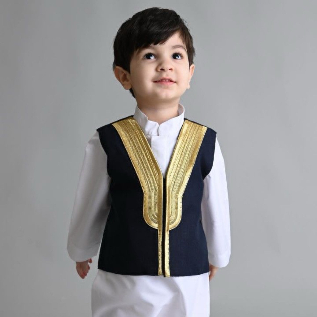 Vest Rompi Murah | Vest ala Imam Arab | Vest Anak Arab Rompi Outer Anak Laki Laki Ala Arab (Rompi Ar