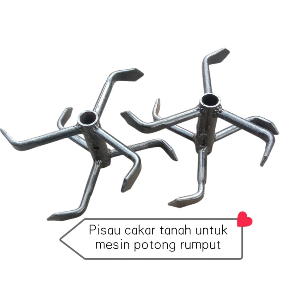 Mata pisau cangkul tanah Penggembur untuk mesin potong rumput.