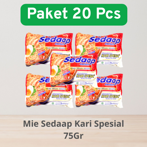 

Mie Sedaap Kari Special Paket 20 Pcs