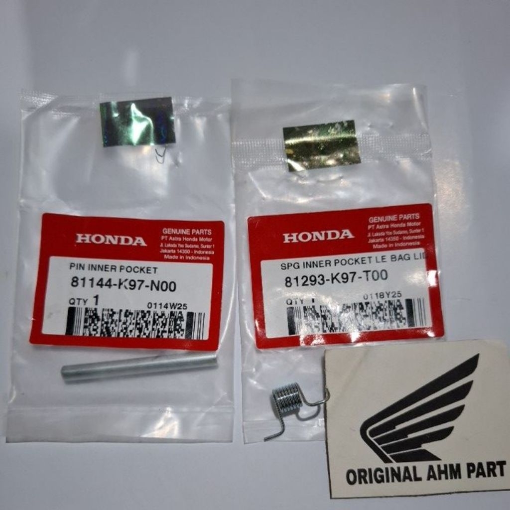 Pin Engsel Laci Depan Dan Per Tutup Box Laci DepanAdv Pcx 150 160 81293K97T00 81144K97N00 81293-K97-